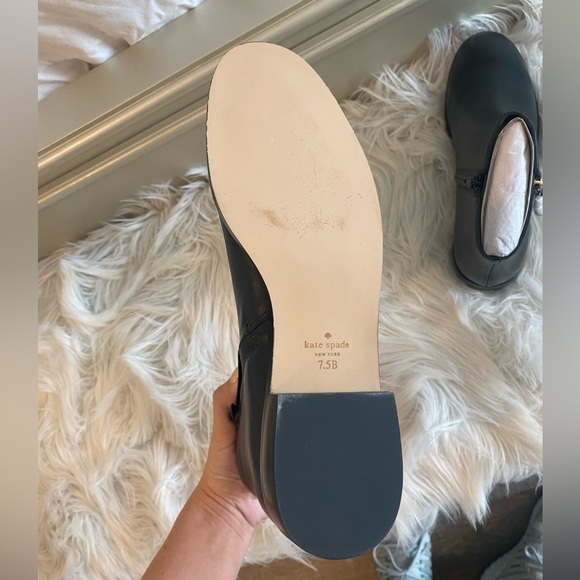 Kate Spade Bacall black leather booties - Picture 7 of 9